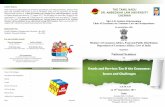 National Seminar Goods and Services Tax & the Consumer ...tndalu.ac.in/pdf/2017/NationalSeminaronGSTandConsumer.pdf · Thiru.R.Santhanam Honorary Director Dr.R.Srinivasan, Co-ordinator