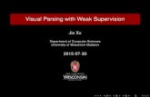 Visual Parsing with Weak Supervisionpages.cs.wisc.edu/~jiaxu/pub/defense-slides-jia-xu.pdf · Visual Parsing with Weak Supervision Jia Xu ... Chapter Parsing Task Weak Supervision