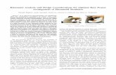Kinematic Analysis and Design Considerations for · PDF fileKinematic Analysis and Design Considerations for Optimal Base Frame Arrangement of Humanoid Shoulders Mostafa Bagheri, Arash