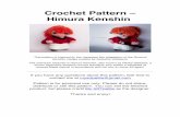 Crochet Pattern - Himura Kenshin - · PDF fileCrochet Pattern – Himura Kenshin This pattern is inspired by the Japanese film adaptation of the Rurouni Kenshin manga created by Nobuhiro