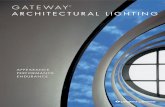 GATEWAY - LED Lighting, Controls and Daylighting Leader ... · PDF fileand injection molded polycarbonate enclosures to help withstand the effects of time. ... Exception is 13W TT,