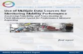 Use of Multiple Data Sources for Monitoring · PDF fileTask 17 Final Report Use of Multiple Data Sources for Monitoring Mobility Performance Assessing Feasibility and Transitioning