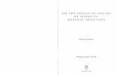 ON THE ORIGIN OF SPECIES BY MEANS OF NATURAL SELECTIONcarrolljc/Documents linked to indiex... · ON THE ORIGIN OF SPECIES BY MEANS OF NATURAL SELECTION. Charles Darwin . edited byJoseph
