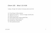 Chem 105 Wed 12-9-09chem.uaf.edu/keller/Courses/105Fa09-XXX/PDF/105Wed12-9-09.pdf · Chem 105 Wed 12-9-09 ... Some natural molecules such as dynemicin anti-cancer ... Microsoft PowerPoint