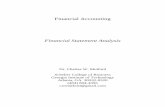 Financial Statement Analysis - NACMnacm.org/pdfs/gscfm/FinancialAnalysis.pdf · Financial Accounting C.Mulford: Financial Statement Analysis: 2 Financial Statement Analysis The financial