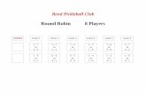 Round Robin 8 Players - Bend Pickleball · PDF fileBend Pickleball Club Round Robin 9 Players COURT Game 1 Game 2 Game 3 Game 4 Game 5 Game 6 Game 7 5 -9 vs 6 -3 5 -8 vs 9-2 3 –