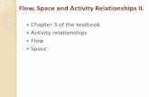 Chapter 3 of the textbook Activity relationships Flow Spaceusers.encs.concordia.ca/~andrea/indu421/Presentation 6 (Flow II).pdf · Chapter 3 of the textbook Activity relationships