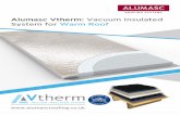 Alumasc Vtherm: Vacuum Insulated System for Warm Roof · PDF fileKingspan Optim-R Vacuum Insulation Panel 5. Protective Rubbercrumb ... using the method detailed in BS / I.S. EN ...