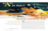 “A” -   · PDF file24 Science and Children A straightforward look at simple assessment strategies that inform both learning and teaching By Shannan McNair Assessment “A”