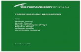 TRAFFIC RULES AND  · PDF fileTRAFFIC RULES AND REGULATIONS ... 1921 for the development of transportation facilities and the promotion and protection
