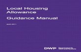 Local Housing Allowance Guidance Manual · PDF fileWho should apply for direct payment? ... Housing Benefit Covers both a rent rebate and a rent allowance. ... Local Housing Allowance