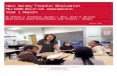 New Jersey Teacher Evaluation, RU-GSE External Assessment ... · PDF fileNew Jersey Teacher Evaluation, RU-GSE External Assessment, Year 1 Report . Rutgers University—Graduate School