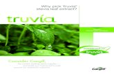 Consider Cargill, · PDF fileWhy pick Truvia® stevia leaf extract? TRUVIA ® STEVIA LEAF EXTRACT Consider Cargill, the world’s leading stevia supplier — and build your best-loved
