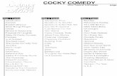 C~;JI /1--yfJ 1 !J!!l 1 - Freevincent.mucchielli.free.fr/PUA/PUA/DavidDeAngelo/Cocky Comedy... · r \ C~;JI 3 COCKY COMEDY -4 DVD TRACK LISTINGS J-" page 1 9 !J!!l 1 /1--yfJ - 1-