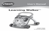 Learning Walker - VTechB6... · The Sit-to-Stand Learning Walker TM is part of the Sit-to-Stand series of toys developed to grow with baby. Little ones can play with the stand-