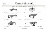 Name: Where is the dog? - ESL kids Lab - · PDF fileTitle: Microsoft PowerPoint - prepositionsheetblackwhite [Compatibility Mode] Author: Kissy Created Date: 2/18/2009 10:41:07 AM
