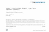 Package Construction Analysis - TechInsights · PDF filePACKAGE CONSTRUCTION ANALYSIS SAMPLE REPORT REPORT ID#: 1006-00000-O-5P1-10 ii ii   Table of Contents 1.0 Introduction