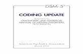 DSM-5 Coding Update - PsychiatryOnlinepsychiatryonline.org/pb/assets/raw/dsm/pdf/DSM-5 Coding Update... · DSM-5® Coding Update Supplement to Diagnostic anD statistical Manual of