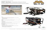 HOT WATER PRESSURE WASHERS HSP Series | …ces-co.net/wp-content/uploads/2017/09/HSP-3504-3MGH.pdf · - Insulated trigger gun with safety lock-off HSP Series | Gasoline Direct Drive