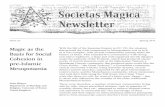 Magic as the Basis for Social Cohesion in pre-Islamic ...societasmagica.org/userfiles/files/Newsletters/docs/SMN_Spring... · Issue 25 Spring 2011 Magic as the Basis for Social Cohesion