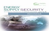 ENERGY SUPPLY SECURITY - International Energy Agency · PDF fileSUPPLY SECURITY Emergency Response of partner countries 2014 INDONESIA . INDONESIA Overview 2 Table of contents Table