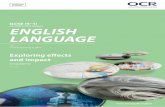 GCSE (9–1) ENGLISH LANGUAGE - OCRocr.org.uk/Images/266845-component-02-exploring-effects-and-impact... · ENGLISH LANGUAGE J351 For first teaching in 2015 Qualification Accredited