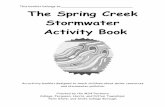 MS4 Activity Book (PDF) - files.dep.state.pa.usfiles.dep.state.pa.us/Water/BPNPSM/Stormwater... · This booklet belongs to: The Spring Creek Stormwater Activity Book An activity booklet