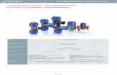 ComPRESSIoN FITTINGS - PERFoRmaNCE · PDF fileMaterials O-rings: NBR Characteristics • PP Compression Fittings for PE pressure piping applications. ... - UNI 10910 • Threads (BSP)