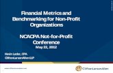 Financial Metrics and Benchmarking for Non-Profit ... · PDF fileBenchmarking for Non-Profit Organizations NCACPA Not-for ... – Understand why non profit organizations use accounting