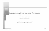 Measuring Investment Returns - New York Universitypeople.stern.nyu.edu/adamodar/pdfiles/ovhds/ch5.pdf · Aswath Damodaran 156 Measuring Investment Returns Aswath Damodaran Stern School