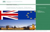 Legislating for Brexit: Statutory - FIA · PDF fileAlthough the aim of the Government’s ... 5 See section 5.2 Parliamentary control of delegated powers ... in a way that is contrary