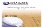 Installation & Operation Manual - · PDF fileInstallation & Operation Manual This IOM is for the following ProMation Engineering Products: PAO-CW-24A2S4 ... troubleshoot your ProMation