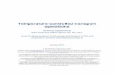 Temperature-controlled transport operations - · PDF fileTemperature-controlled transport operations Technical supplement to WHO Technical Report Series, No. 961, 2011 ... IATA International