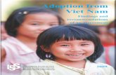 Adoption from Viet Nam - Brandeis University · PDF fileAdoption from Viet Nam 1 Adoption from ... Viet Nam and to foreign governments and ... We would like to express sincere thanks