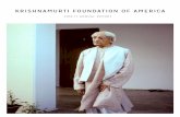 KRISHNAMURTI FOUNDATION OF AMERICA - kfa.org · PDF file117 AA EPT PAGE 5 Our online magazine entitled The Immeasurable is now one year old. The intention is to communicate the teachings