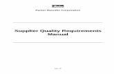 Supplier Quality Requirements Manual - PHconnect · PDF fileSupplier Quality Requirements Manual Page 4 of 31 Document: PH-SQRM, Mar-16 PARKER HANNIFIN CORPORATION Corporate Overview
