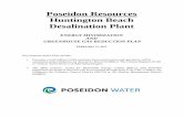 Poseidon Resources Huntington Beach Desalination · PDF filePoseidon Resources Huntington Beach Desalination Plant ENERGY MINIMIZATION AND GREENHOUSE GAS REDUCTION PLAN FEBRUARY 27,