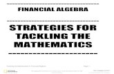 FINANCIAL ALGEBRA ---------------------ngl.cengage.com/assets/downloads/finalg_pro0000000543/rie_strat4... · FINANCIAL ALGEBRA ----- STRATEGIES FOR TACKLING THE ... Tackling the
