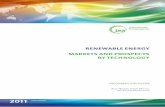 Markets and Prospects by · PDF fileRENEWABLE ENERGY MARKETS AND PROSPECTS BY TECHNOLOGY. INTERNATIONAL ENERGY AGENCY The International Energy Agency ... , and wind energy (onshore