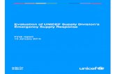 Evaluation of UNICEF Supply Division’s Emergency Supply Response · PDF fileEvaluation of UNICEF Supply Division’s Emergency Supply Response Final report 13 January 2015. 2 Langdon