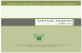 Annual Report -  · PDF fileAnnual Report 2006-07 ... Malaviya arhar-6 of pigeonpea, LR-409 of lentil at ... fertilizer + post-emergence weedicide for rice at Jagadalpur was