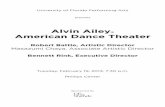 Alvin Ailey American Dance Theater - · PDF fileAlvin Ailey ® American Dance ... Samuel Lee Roberts Kelly Robotham Kanji Segawa Glenn Allen Sims Linda Celeste Sims Jermaine Terry