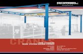 CRANES - Cleveland Tram · PDF fileCRANES FREE STANDING WORK STATION BRIDGE CRANES & MONORAILS Up to 4000 lbs Up to 30' Steel, Aluminum & Stainless