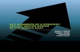 KEY ELEMENTS OF A STRATEGY FOR THE UNITED STATES · PDF filekey elements of a strategy for the united states in the middle east samuel r. berger stephen j. hadley james f. jeffrey