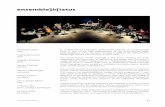 ensemble]h[iatus - · PDF fileSelected Projects 2010 – 2016 Treatise (1967) by Cornelius Cardew (1936 – 1981) Performed at Festival Schlüsselwerke der Neuen Musik Produced by
