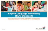 English Language Proficiency (ELP) Standards · PDF filewith Correspondences to K–12 English Language Arts (ELA), Mathematics, and Science Practices, K–12 ELA Standards, ... Grade