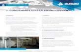 CONDENSATE SYSTEM PIPING OVERVIEW - Inveno …invenoinc.com/...Condensate-System-Piping-Overview.pdf · CONDENSATE SYSTEM PIPING OVERVIEW ... in this paper and provide recommendations