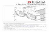 Plate Heat Exchanger 2 Operation and Maintenance · PDF fileManuals for the HISAKA Plate Heat Exchanger consist of the following six related documents. 1. ... maintenance/inspection,