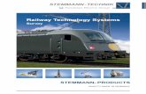 Railway Technology Systems - STEMMANN- · PDF fileRailway Technology Systems Index 001 002 Company STEMMANN-TECHNIK 003 Worldwide presence / railway products, ... Fuse boxes for third
