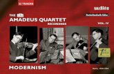 THE AMADEUS QUARTET - Audite · PDF fileMÁTYÁS SEIBER (1905-1960) String Quartet No. 3 ‘Quartetto lirico’ 22:35 I. Andante amabile 7:39 II. Allegretto scherzando e leggiero 5:13